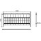 Panel fence | according to TL | film RA1/A | length: 2.00 m | red / white